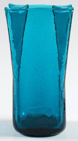 Vases #8813S Paper Bag Vase with Crackled Finish
