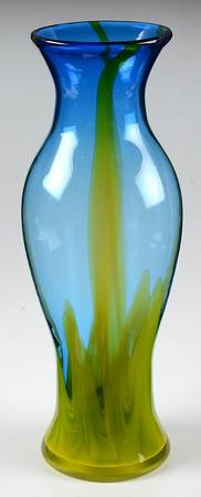 Vases #1606 17" Fire & Ice Vase