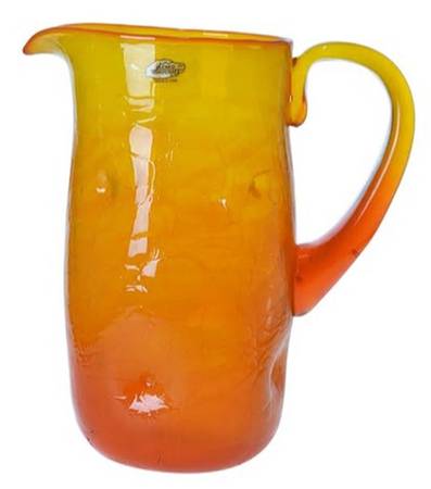 Pitchers & Jugs #7018 Crackled Dimple Pitcher 9"-11"