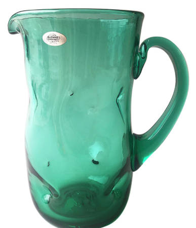 Pitchers & Jugs #7018 Crackled Dimple Pitcher 9"-11"