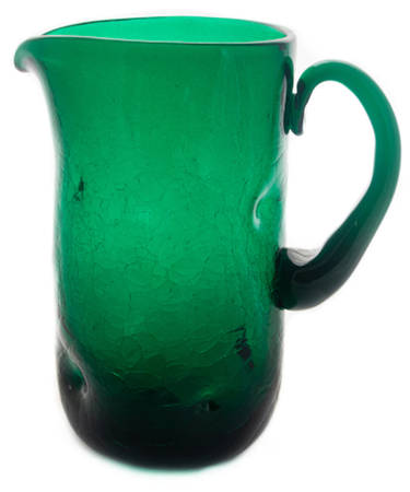 Pitchers & Jugs #7018 Crackled Dimple Pitcher 9"-11"
