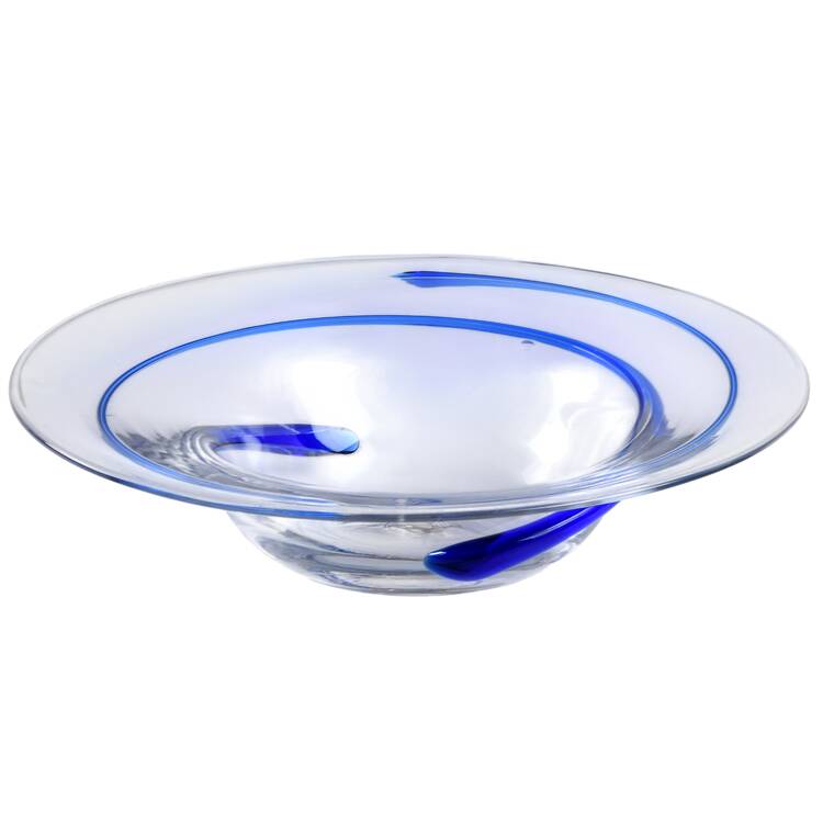 Bowls & Centerpieces #9808 11" Applied Swirl Bowl