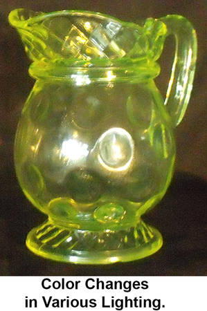 Thumbprint-Canary (Vaseline) by Bakewell, Pears, Black