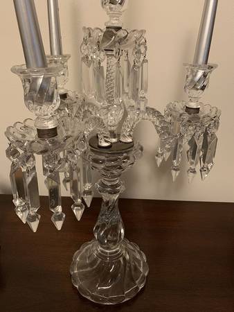 Bambous Prisms 4 Light with Candelabra