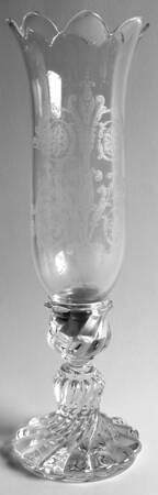 Bambous Hurricane Lamp & Globe