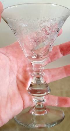 Fern Leaf (Stem 895, Etched) Liquor Cocktail