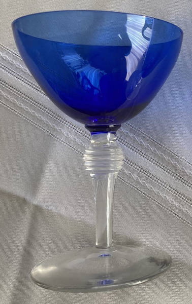 935 Cobalt Blue Champagne/Tall Sherbet