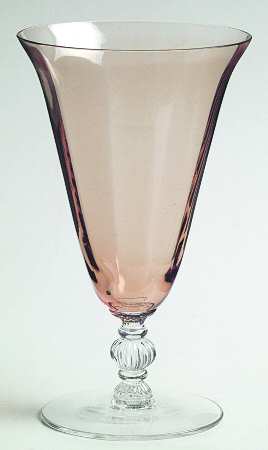 3035 Amber Footed Tumbler