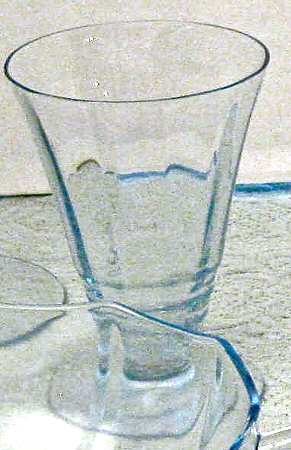3077 Light Blue Juice Glass