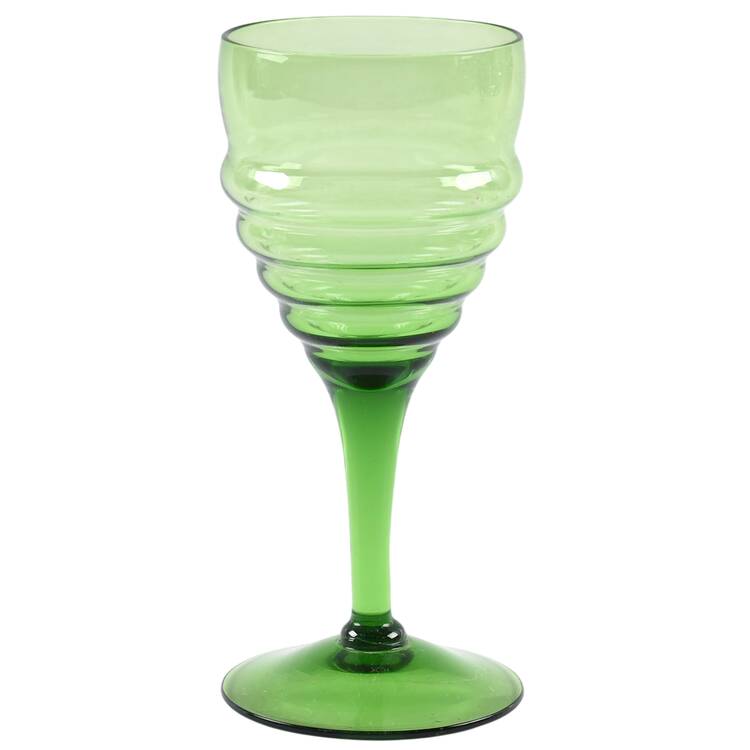 3078 Green Sherry Glass