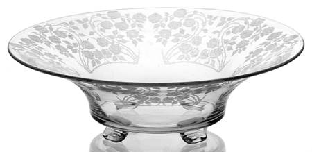 Rose Marie 12" Footed Bowl
