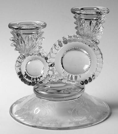 Rose Marie Double Light Candlestick