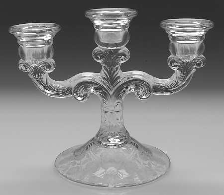 Rose Marie 3 Light Candlestick