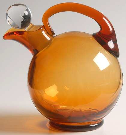 3400 Amber 3400/119 Cordial Decanter & Stopper