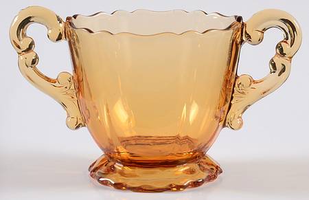 3400 Amber 3400/68 Open Footed Sugar