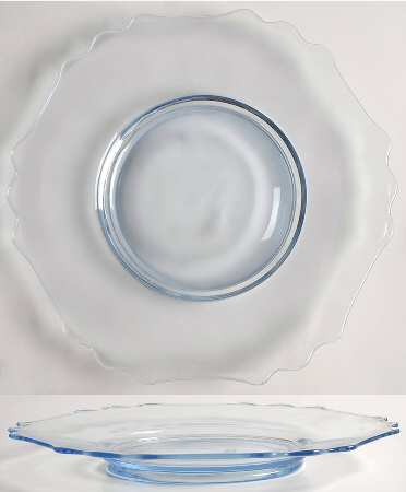 3400 Blue 8" Salad Plate (Shape 3400)