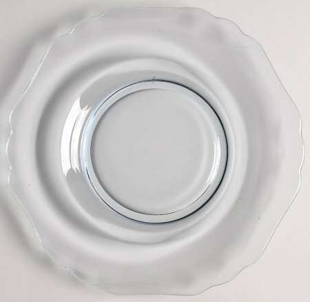 3400 Blue Bread & Butter Plate (Shape 3400)