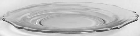 3400 Clear Shape 3400 9 1/2" Dinner Plate by Cambridge