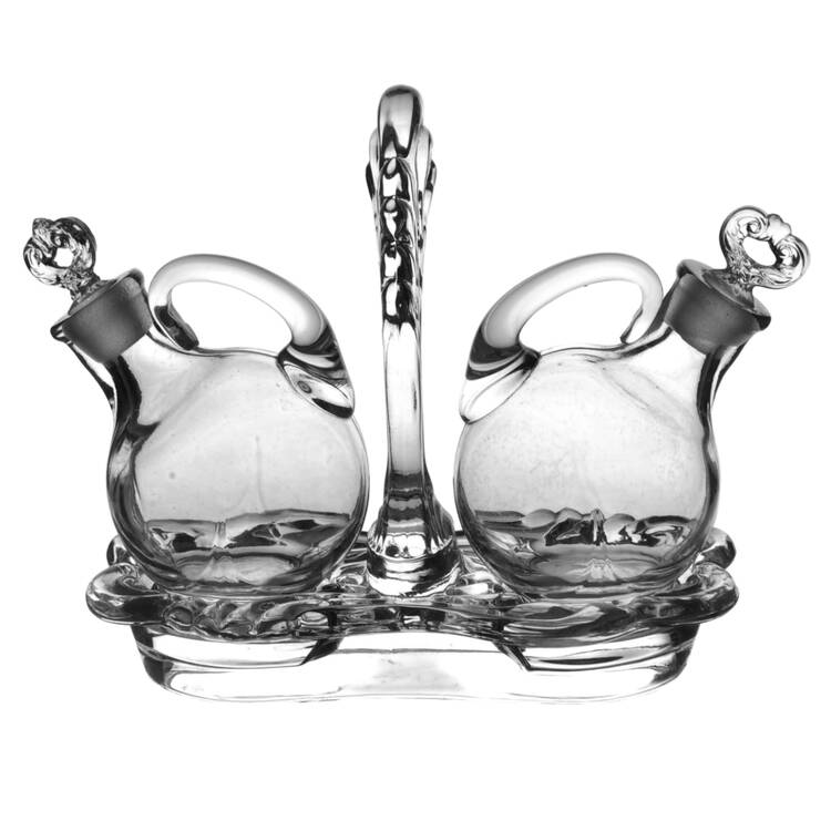 3400 Clear (5 Piece) Shape 3400 2 Oz Oil Cruet Set