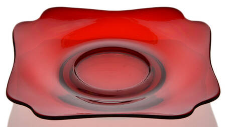 3400 Ruby Square Saucer for Square  Cup & Saucer  (Shape 340