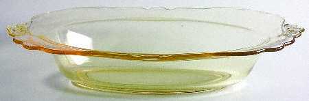 3400 Yellow #3400 10" Oval Baker/Vegetable