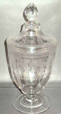 Adams (Stem 7858) Candy Jar & Lid by Cambridge