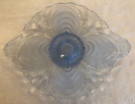 Alpine Blue (Stem 300) Footed Plate