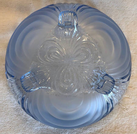 Alpine Blue (Stem 300) 3-Footed Candy Dish No Lid