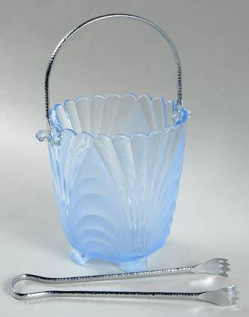 Alpine Blue (Stem 300) Ice Bucket with Detachable Handle and Tongs