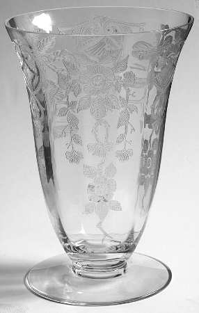 Apple Blossom Clear (Stem 3130) 11 Oz Footed Tumbler