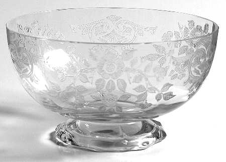 Apple Blossom Clear (Stem 3130) Finger Bowl