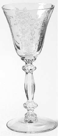 Apple Blossom Clear (Stem 3130) Cordial Glass