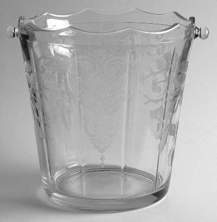 Apple Blossom Clear (Stem 3130) 3400/851 Ice Bucket, No Handle