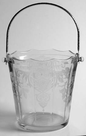 Apple Blossom Clear (Stem 3130) 3400/851 Ice Bucket with Handle