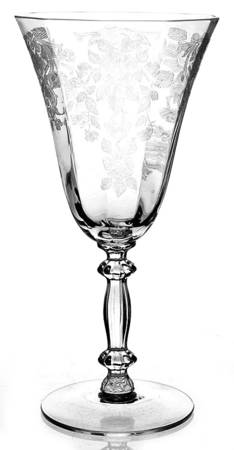 Apple Blossom Clear (Stem 3130) Tall Water Goblet