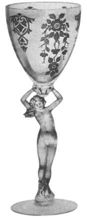 Apple Blossom Clear (Stem 3130) Water Goblet