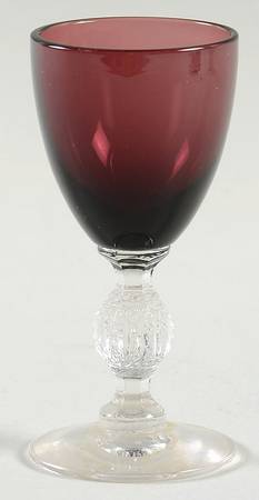 Aurora Amethyst Cordial Glass