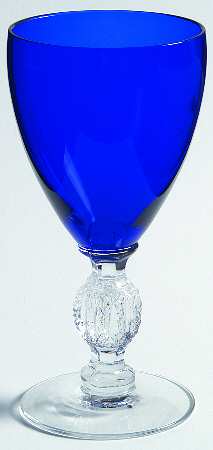 Aurora Cobalt Blue Wine Glass
