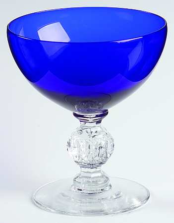 Aurora Cobalt Blue Champagne/Tall Sherbet by Cambridge