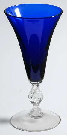 Aurora Cobalt Blue Sherry Glass