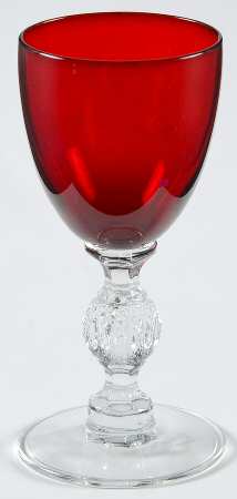 Aurora Carmen Ruby Cordial Glass