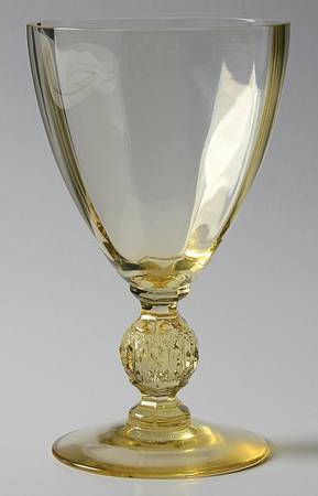 Aurora Mandarin Gold Water Goblet by Cambridge