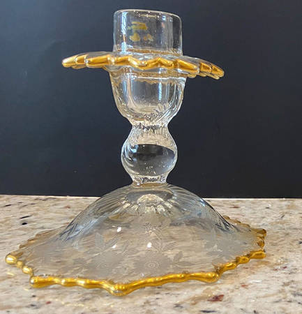 Blossom Time Hurricane Candlestick Martha Base