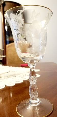Blossom Time Water Goblet