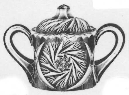 Buzz Saw Sugar Bowl & Lid