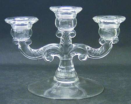 Cambridge Arms Candlestick 3 Light Holds No Bobche