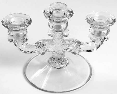 Cambridge Arms Candlestick-3 Light Holds 1 Bobches