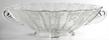Candlelight 12" Oval 4-Toed Handled Bowl