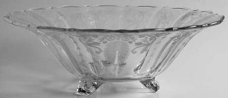 Candlelight 9" 3-Toed Footed Bowl