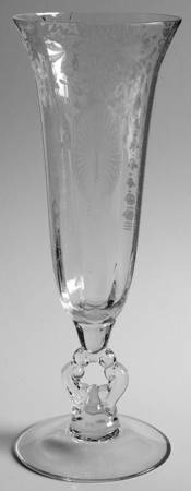 Candlelight 10" Keyhole-Stem Footed Vase
